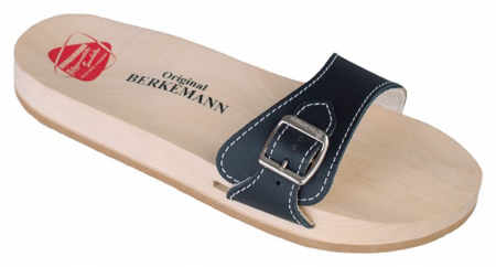 Berkemann Holzsandale 00100-900 Original-Sandale, schwarz