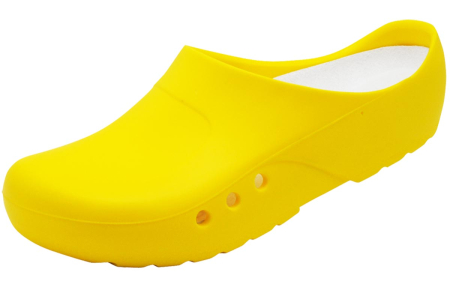 Schrr OP-Clogs Chiroclogs Orthoclogs gelb ohne Riemen