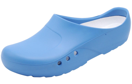 Schrr OP-Clogs Chiroclogs Orthoclogs hellblau ohne Riemen