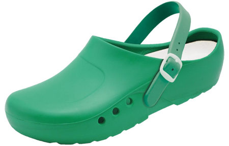 Schrr OP-Clogs Chiroclogs Orthoclogs grn mit Riemen