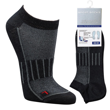 Sneaker Funktions-Socken antibakteriell Arbeitssocken, 9er Pack