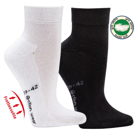 Sport- und Funktions-Socken action-wear mit Frotteesohle, 6er Pack