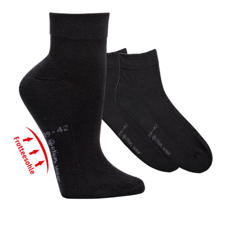 Sport- und Funktions-Socken action-wear mit Frotteesohle Wowerat 6941, 2er Pack
