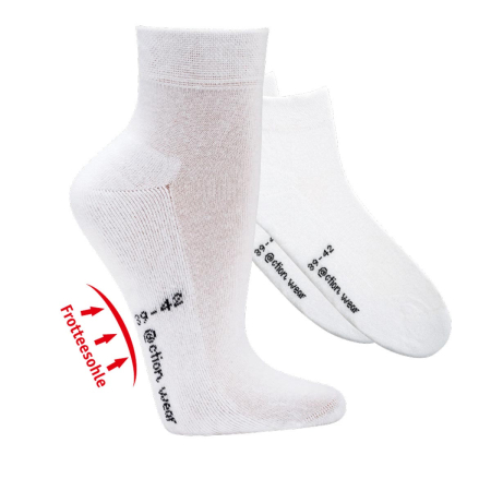 Sport- und Funktions-Socken action-wear mit Frotteesohle Wowerat 6941, 2er Pack