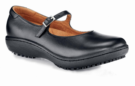 Shoes for Crews Klassiker Mary Jane 3002, zertifizierte SFC Damen Arbeitsschuhe, Leder