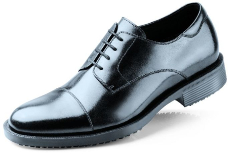 Shoes for Crews 1201 Senator, SFC Premium Arbeitsschuhe, rutschhemmende bequeme Kellnerschuhe, Leder