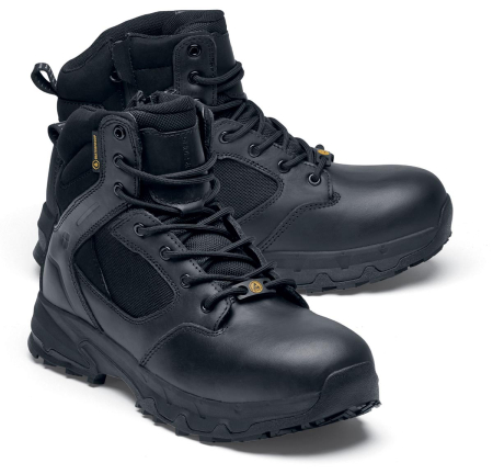 Shoes for Crews Defence mid 62210, Allwetter Arbeitssschuhe OHNE Stahlkappe wasserdichte Membrane HRO WR SRC ESD