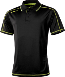 Albatros CLIMA Poloshirt, Herren Shirt mit 98% UV-Schutz UPF 40+ schwarz-gelb, 297820