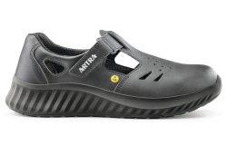 ARTRA Armen 9007 ESD-Sandale mit Klett, ohne Stahlkappe schwarz, Größe 39