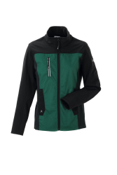 Planam Damen Arbeitsjacke, Hybridjacke Norit 6514, grün-schwarz